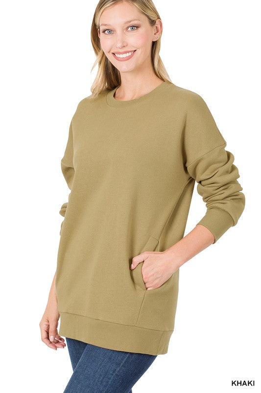 Round Neck Sweatshirt