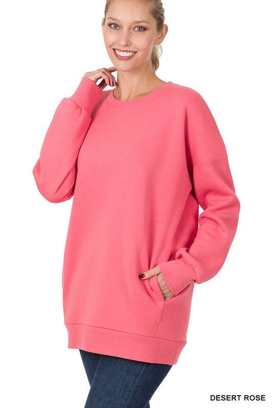 Round Neck Sweatshirt