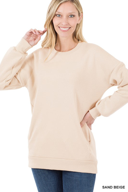 Round Neck Sweatshirt