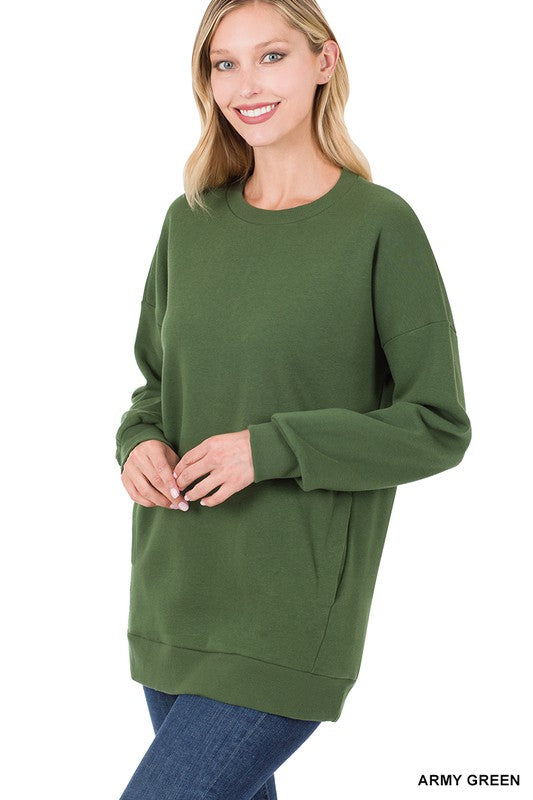 Round Neck Sweatshirt