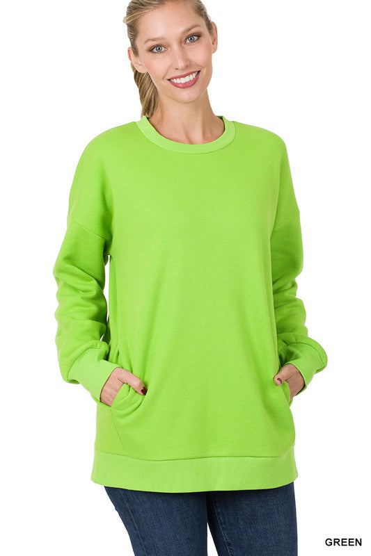 Round Neck Sweatshirt