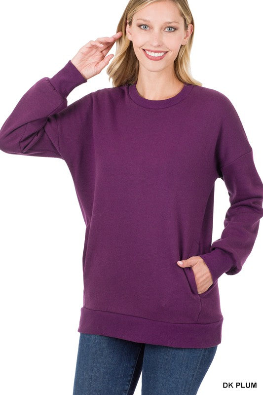Round Neck Sweatshirt
