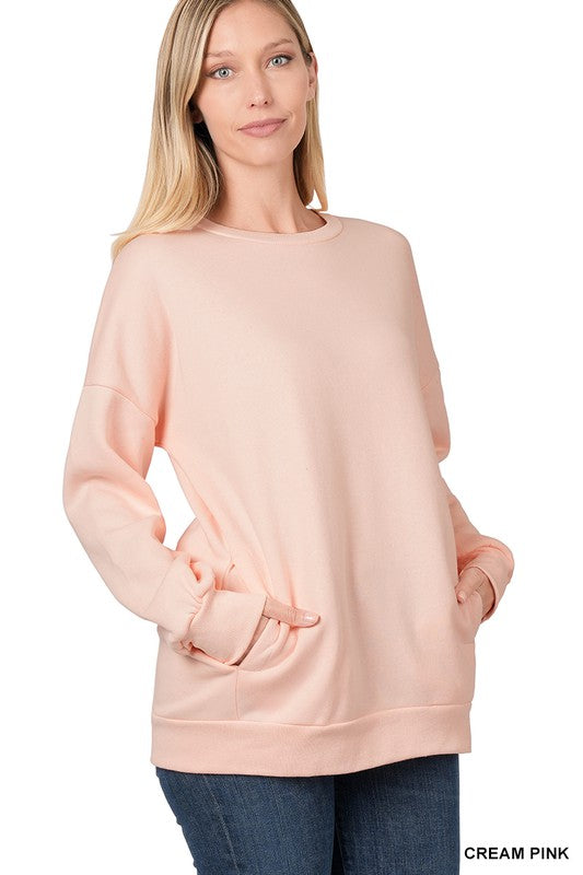Round Neck Sweatshirt
