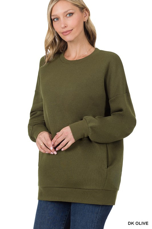 Round Neck Sweatshirt