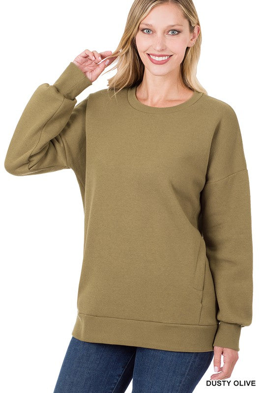 Round Neck Sweatshirt