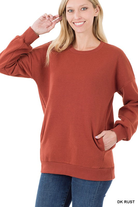 Round Neck Sweatshirt