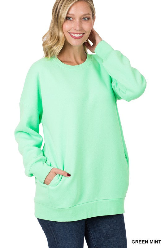 Round Neck Sweatshirt