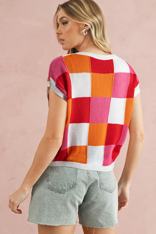 Cap Sleeve Sweater