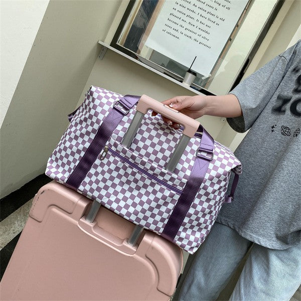 Checker Weekender Bag