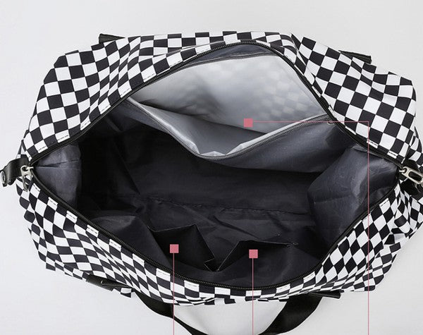 Checker Weekender Bag