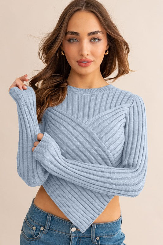 Asymmetrical Hem Sweater