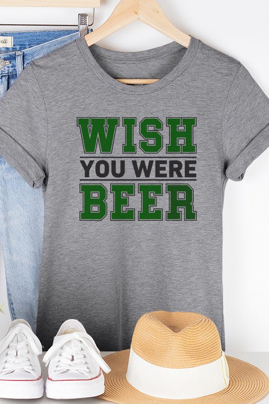 Clearance St Patricks Wish You Were Beer Tee