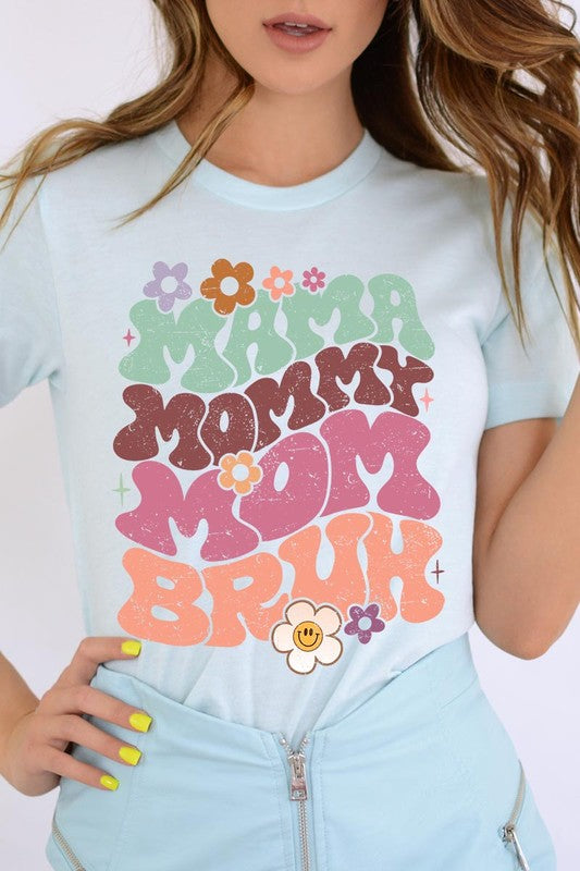 Mama Mommy Mom Bruh Graphic T Shirts