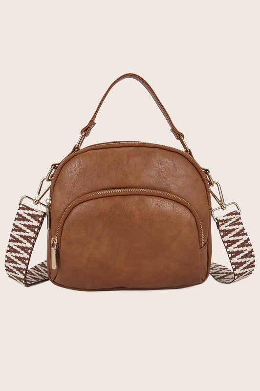 Vegan Leather Crossbody Bag