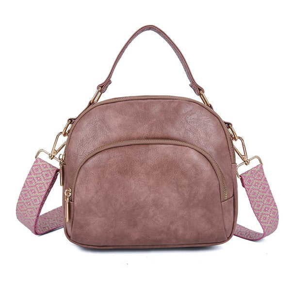 Vegan Leather Crossbody Bag