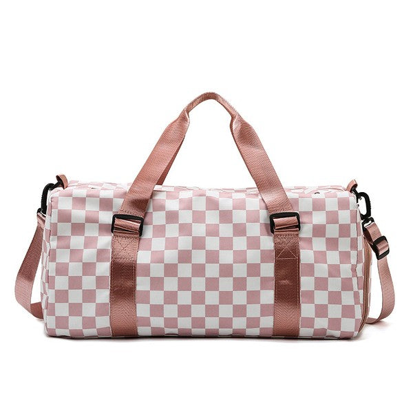 Checker Weekender Bag