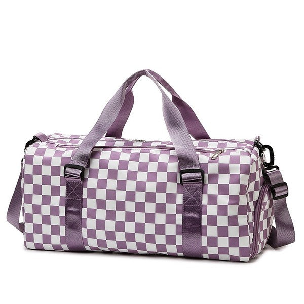 Checker Weekender Bag