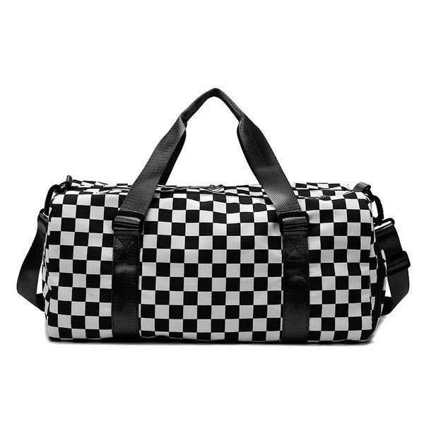 Checker Weekender Bag