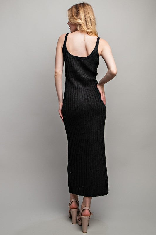 Ribbed Maxi Dress