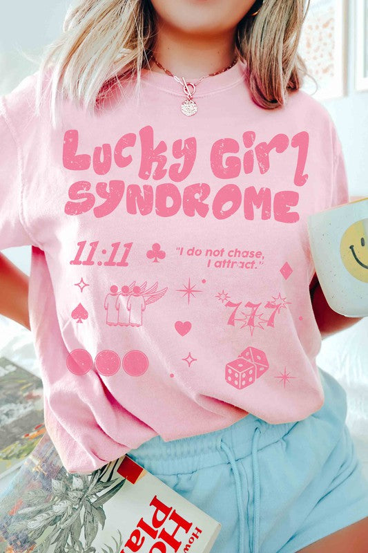 LUCKY GIRL SYNDROME Graphic T-Shirt