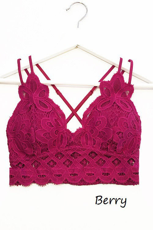 FT0918 Beautiful crochet lace bralette