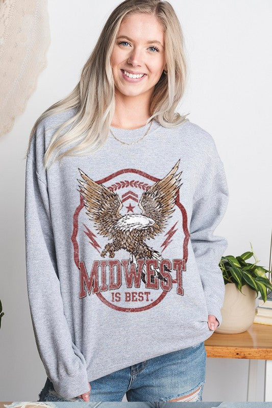 MIDWEST Graphic Print Women Top
